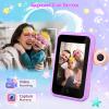VATOS Kids Smart Phone Toy for Girls Boys 3 4 5 6 7 8 9 Years Old, 4" Large Touchscreen Mermaid Style Kids Cell Phone with Dual Camera, Music Player, Puzzle Game, 8GB Memory Learning Toy Birthday Gift view 2