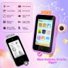 VATOS Kids Smart Phone Toy for Girls Boys 3 4 5 6 7 8 9 Years Old, 4" Large Touchscreen Mermaid Style Kids Cell Phone with Dual Camera, Music Player, Puzzle Game, 8GB Memory Learning Toy Birthday Gift view 4