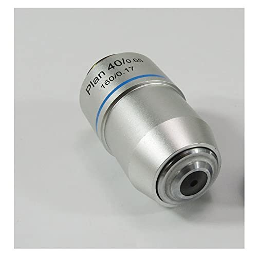 4X 10X 20X 40X 60X 100X Plan Achromatic Microscope Objective Biological Microscope Accessories Parts (Size : 1PC Plan 40X)