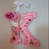NiNi's Fine Art Finished Wood Letter K Large Wood Letter for a Girl's or Teens Bedroom Teens Wall Hanging Decorations Finished Wooden Letters with Ribbon for Hanging Art Letter Bedroom Decor view 3