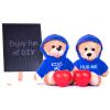 6 PCS Stuffed Bear Clothes Tee Shirt Sublimation Plush Bear Shirts Classic Stuffed Animal Bear T Shirts Hoodie 14-18 Inches Stuffed Bear Dolls view 3