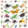 34 pcs Plastic Insects Lifelike Assorted Figures Realistic Insect Animal Model, Perfect Model for Recognizing Nature (34 Pcs Bugs) view 1