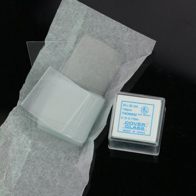 20 x 20 mm, 18 x 18 mm, 100 Pieces/1 Box, Microscope Cover Glasses, Microscope Accessories, Transparent (Color : 24X50mm)