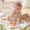 hahaland Baby Books 0-6 Months, Tummy Time Sensory Toys 6 to 12 Month Touch Feel Crinkle Book for Boys Girl 0 3 6 9 12 Month Travel Toys Birthday Gifts Easter Basket Stuffers view 2