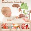 hahaland Baby Books 0-6 Months, Tummy Time Sensory Toys 6 to 12 Month Touch Feel Crinkle Book for Boys Girl 0 3 6 9 12 Month Travel Toys Birthday Gifts Easter Basket Stuffers view 3