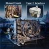 Wowood 3D Puzzle Marble Run - Electric Spaceport, Wooden Model Building Kit for Teens view 3