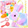 Tagitary Plush Toys Hopping Easter Bunny Stuffed Toys with Sounds view 3