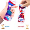 SUNPROUND 6 Pack Liquid Motion Bubbler Sensory Toys, Liquid Timer Desktop Colorful Hourglass Liquid Bubbler, Small Calming Relaxing Toys Sensory Anxiety Autism ADHD Fidget Toys view 3