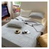 ADovz Soft Velvet Bedspread on The Bed Cover Cotton Bed Plaid Bedspreads for Double Bed Sheets Bed Blanket Sofa Cover Mattress Topper,Bed Sheets, 3pcs 180cmx200cm, FH-762 view 2