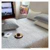 ADovz Soft Velvet Bedspread on The Bed Cover Cotton Bed Plaid Bedspreads for Double Bed Sheets Bed Blanket Sofa Cover Mattress Topper,Bed Sheets, 3pcs 180cmx200cm, FH-762 view 3