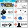 HOKINETY Zip Line Kit for Kids Adults : 76FT Up to 380Lbs Quick Setup Zipline for Backyard Outdoor with 100% Rust Proof Removable Trolley Ratchet System Swing Seat Safety Belt Spring Brake view 2