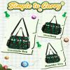 FOKDUVB Bingo Bag with Pockets for Daubers Dabbers Dobbers Dotters Casino Bingo Game Accessories for Adults Seniors Green/Gold view 3