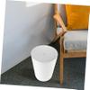 FONDOTIN Small Trash Can with Lid Bathroom Office Wastebasket Garbage Bin Compact Design for Easy Recycling Versatile Trash Holder for Home Use view 2