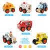 DIPALENT 6Pcs Wooden Cars for Toddlers 1-3,Car Toys,Push and Go Vehicle,Kid Vehicle Toys,Hand Push Car Toys for 1+ Year Old,Montessori view 2