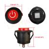 2 Pcs Power Button Switch Push Start Replacement Parts for Kids Ride On Toy Car Electric Wheels Trax Replacement Part Powered Switch Jeep SUV Trax Truck view 3