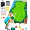 Liberry Kids Golf Set for 3 4 5 6 7 Years Old Boys Girls, Golf Chipping Game with Mat, Sticky Balls, Retractable Clubs, Storage Bag, Indoor Outdoor Sports Toy Gift Toss Game view 1