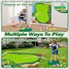 Liberry Kids Golf Set for 3 4 5 6 7 Years Old Boys Girls, Golf Chipping Game with Mat, Sticky Balls, Retractable Clubs, Storage Bag, Indoor Outdoor Sports Toy Gift Toss Game view 3