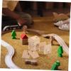 ibasenice 10pcs Train Track Accessories for Model Railway Expansion and Smooth for Boys and Girls Play Compatible Train view 2
