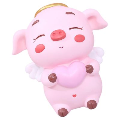Abaodam Coin Container Bank Boys and Girls Money Bank Pig Shape Fun and Functional Desktop Dec