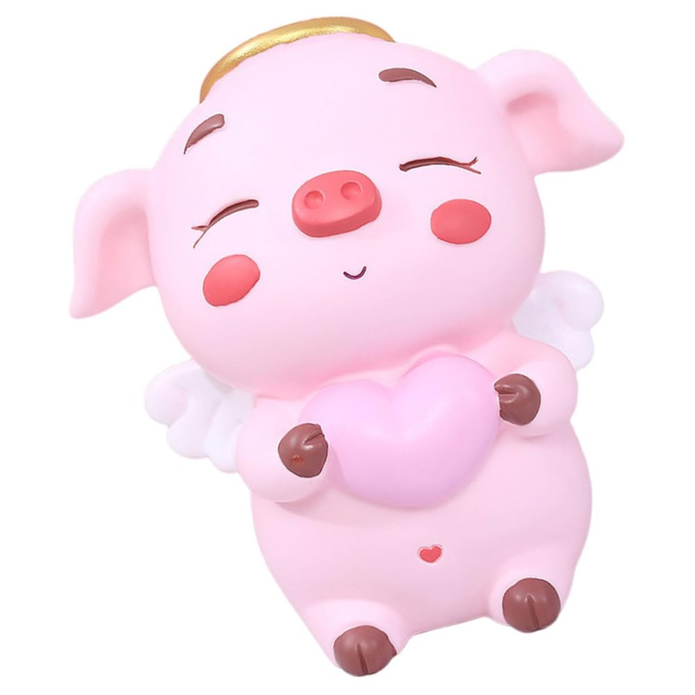 Abaodam Coin Container Bank Boys and Girls Money Bank Pig Shape Fun and Functional Desktop Dec