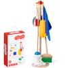 WOODMAM Wooden Kids Cleaning Set for Toddlers & Wooden 7-in-1 Activity Cube view 2