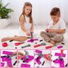 LOYO Kids Tool Set - Toddler Tool Set with Kid Tool Belt Tool Box & Electronic Toy Drill, Kids Construction Toys for Girls Boys Gift for Toddlers Girls Ages 3, 4, 5, 6, 7 Years Old view 4