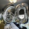 0 Number Balloons Silver 0 Balloons Number 40 Inch Number 0 Foil Mylar Balloons view 3