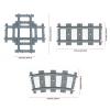 103pcs-City Train Tracks Extension Accessory Set, Compatible with Major City Train Sets 60205 60238, Railroad Building Toy for Kids, Gift for Train Enthusiasts-40 Curved 56 Straight 7 Crossing Rails view 4