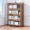 Snaweo Clear Acrylic Display Cabinet, Dustproof Showcase, Curio Display Case Cabinet, Flip-top Hovering Door Display Boxes, for Use in The Gaps in The Home (Size : Brown 80x31x140cm) view 1