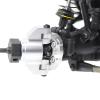 ToysCentral Basics Aluminum Alloy Steering Cup with Bearing &C Hub Carrier C Seat Base Set Compatible with LOSI 1/18 Mini LMT 4X4 4WD RC Car Upgrades Parts Accessories(Sliver) view 4