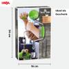 HABA Terra Kids Drill Winch - Children's Tool Wood Drill - Ergonomics for Small Children's Hands - for Children from 6 Years - Promotes Fine Motor Skills & Concentration - 1306912001, Green view 3