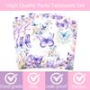80 Pcs A Little Butterfly Is On The Way Party Supplies Spring Butterfly Baby Shower Paper Plates Napkins Forks Dinnerware for Butterfly Theme Girls Gender Reveal 1st Bday Party Decorations view 4