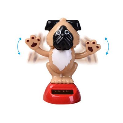 SEADEAR Puppy Doll Car Dashboard Ornaments, Doll Solar Dancing Toy Shaking Puppy Dashboard Ornament for Car Office Desk Home Decor