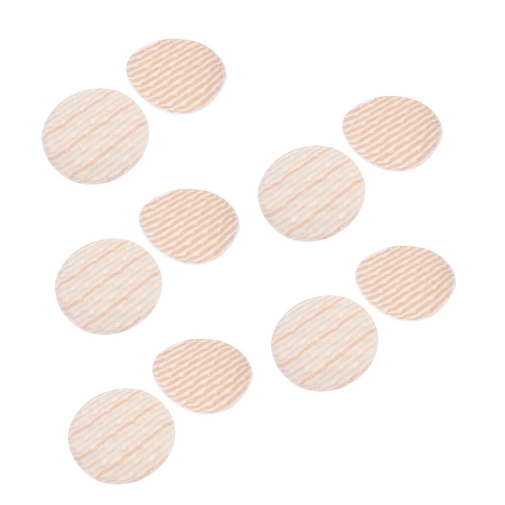 10pcs Breast Pads Nursing Must Haves for Breastfeeding Accessories Breastfeeding Cotton Pads Bikini Push up Inserts Balm Pumping Pregnant Pad Breast Pea Tape Wearable Pure Cotton