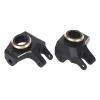 2Pcs RC Front Steering Cups,Brass RC Car Front Axle Steering Knuckle Replacement Vehicle Scale Accessories for SCX10 II AR44 Vehicle Bodies & Scale Accessories view 1