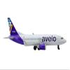 Daron Toy Airplane  Avelo Airlines  Die-Cast Metal Model 737 Plane with Plastic Parts and Rolling Wheels for Kids Ages 3+ view 3