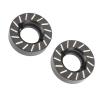 2PCS Heavy Brass Wheel Knuckle Counterweights Vehicle Scale Accessories for SCX10 II 90046 RC Crawler Car Upgrade Parts, Black, Rustproof, Wearproof, view 2