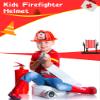 Restroma 36 Pack Kids Plastic Firefighter Hat Bulk Fireman Costume Hat Fire Chief Toy Helmet for Child Birthday Halloween Role Play Costume Accessory view 4