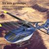 RC Helicopter Drone Kit, 1/48 2.4G RC 4CH EC-135 Airbus Helicopter Aviation Aircraft Model, Outdoor Airplane Model Toys for Kids Adults (RTF Version) view 3
