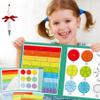 Nangrui Magnetic Fraction Educational Puzzle,2024 New Magnetic Fraction Tiles & Fraction Circles, Magnetic Fraction Puzzle, Fractions Manipulatives Educational for Elementary School (Color2pcs) view 1