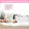 ABenkle X-Large Diaper Caddy Organizer, Boho Rustic Cotton Rope Nursery Baby Basket, Changing Table Organizer for Baby Diaper Storage and Baby Shower view 3