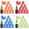 yeesport 48 Pcs Sport Stacking Cups, Sport Training Game for Challenge Competition, Plastic Stacking Cups, Classic Family Game for Kids and Adults, Red+Blue+Green+Orange view 1