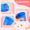 yeesport 48 Pcs Sport Stacking Cups, Sport Training Game for Challenge Competition, Plastic Stacking Cups, Classic Family Game for Kids and Adults, Red+Blue+Green+Orange view 3