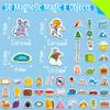 50 PCS Magic E Object Magnets, Magnetic Thickened Fridge Magnets Adorable Educational Phonics Learning Toys for Preschooler, Kindergarteners, Kids 3+ view 2