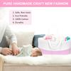 ABenkle Boho Chic Diaper Caddy Organizer, Cotton Rope Nursery Baby Basket, Changing Table Organizer for Baby Diaper Storage, Unisex view 3