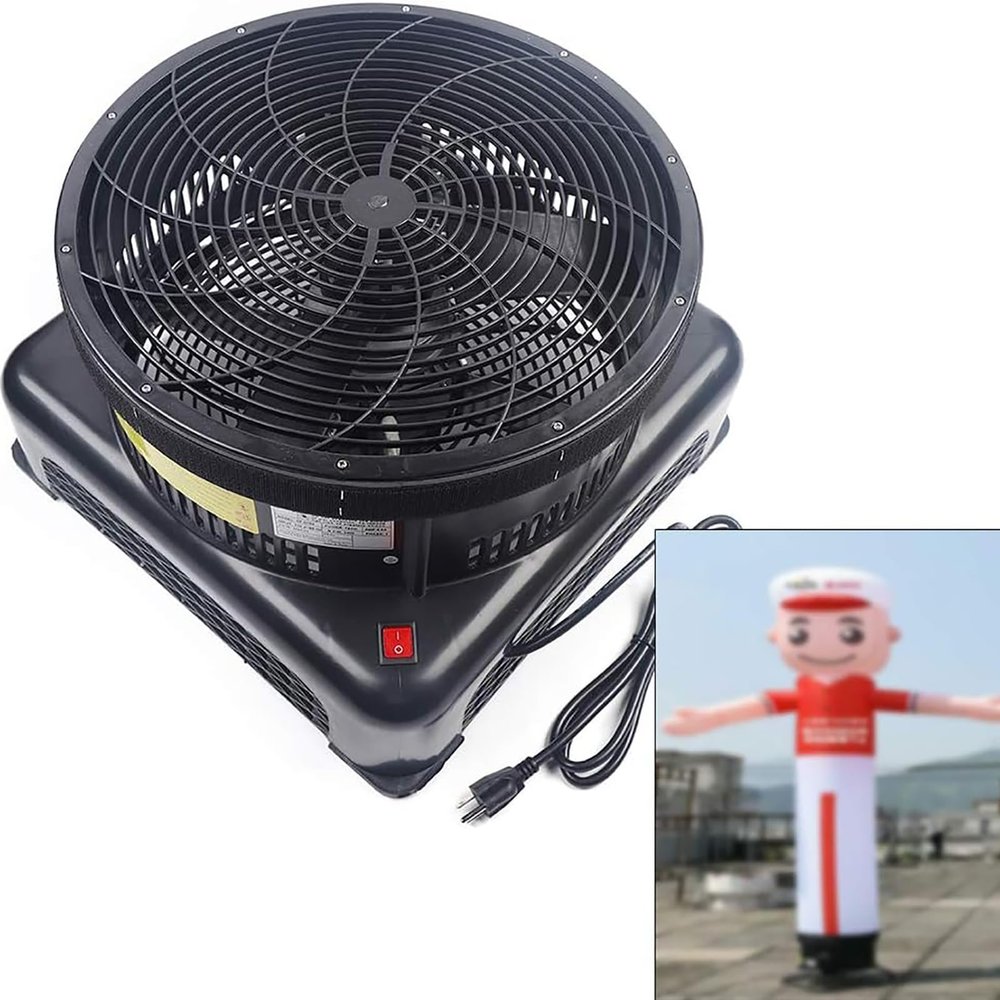 750W Inflatable Fly Guy Air Blower, Inflatable Blower House Air Blower, for Air Model, Dancing Star, Sky Fly Guy, Air Puppet, Wacky- Flailing Dude