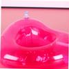 Abaodam 4pcs Inflatable Pink Heart Shape Drink Holders for Pool and Beach Parties Lightweight PVC Cup Float Mats for Summer Fun for Beer and Beverage Enjoyment view 3