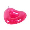 Abaodam 4pcs Inflatable Pink Heart Shape Drink Holders for Pool and Beach Parties Lightweight PVC Cup Float Mats for Summer Fun for Beer and Beverage Enjoyment view 4
