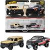 Ford Bronco R & F-150 Raptor 2-Pack - Hot Wheels Premium Scala 1/64 view 1