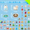 50 PCS CVCC & CCVC Object Magnets, Magnetic Thickened Fridge Magnets Adorable Educational Learning Toys for Preschooler, Kindergarteners, Kids 4+ view 2